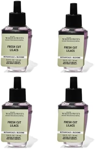 Bath Body Works Wallflowers Home Fragrance Refills 4-Pack Fresh Cut Lilacs