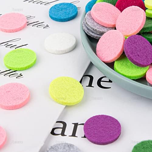 100 Pack Round Essential Oil Diffuser Locket Refill Pads 087 Inch