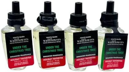 Bath Body Works Under The Christmas Tree Fragrance Refill 4 Pack