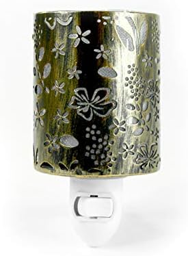 K-Cliffs Bronze Floral Fragrance Warmer Diffuser