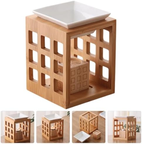 Wooden Essential Oil Burner with Tealight Holder