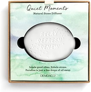 Demdaco Relax Refresh Renew White Aroma Diffuser Stone