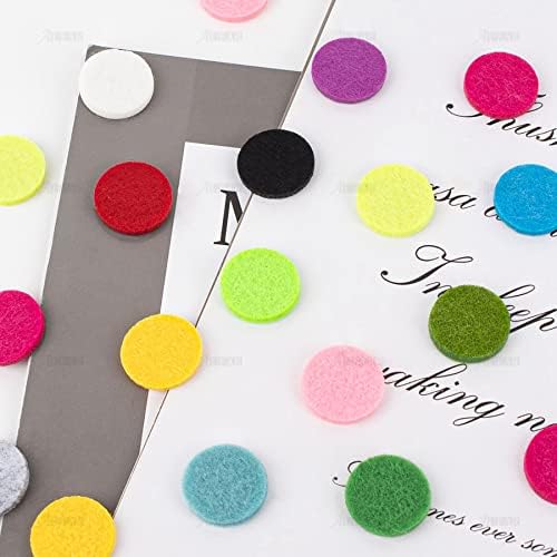 100 Pack Round Essential Oil Diffuser Locket Refill Pads 087 Inch