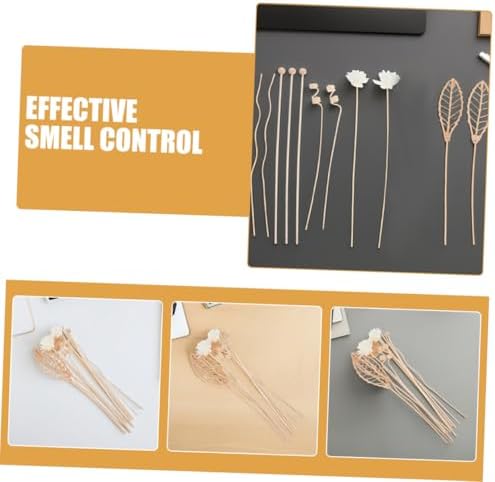 Cabilock 24Pcs Flameless Diffuser Sticks for Home Fragrance