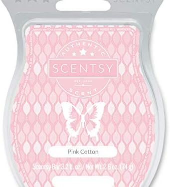 Scentsy Pink Cotton Wax Bar 12 Count