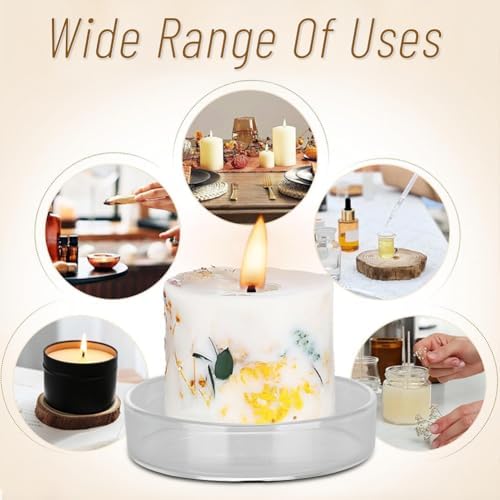 Sunicon Replacement Wax Warmer Dish Round Glass 03cm Thickness