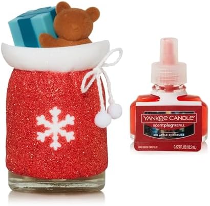 Yankee Candle Christmas Diffuser with Light and Scent Plug Refill