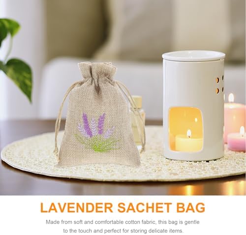 PRETYZOOM Noble Style Muslin Drawstring Sachet Bags for Fragrance