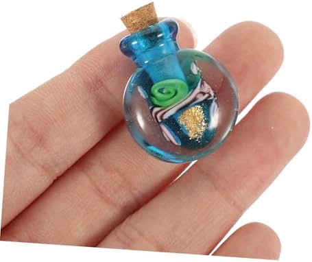 Essential Oil Diffuser Glass Bottle Pendant Necklace
