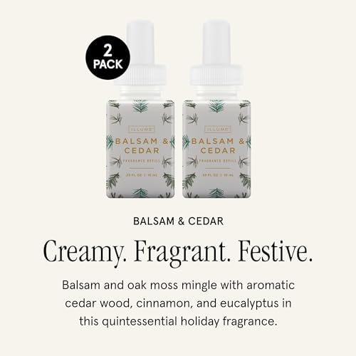 Pura ILLUME Home Scent Refill 2 Pack Balsam Cedar