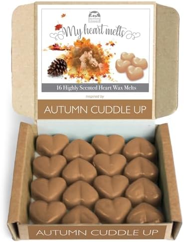 Autumn Cuddle Up Wax Melts - 16 Heart Shaped
