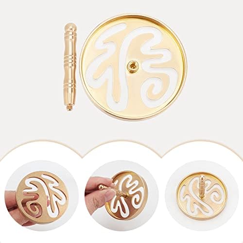WEBEEDY 3 Styles Incense Press - Brass Tool for DIY Fragrance Yoga Meditation