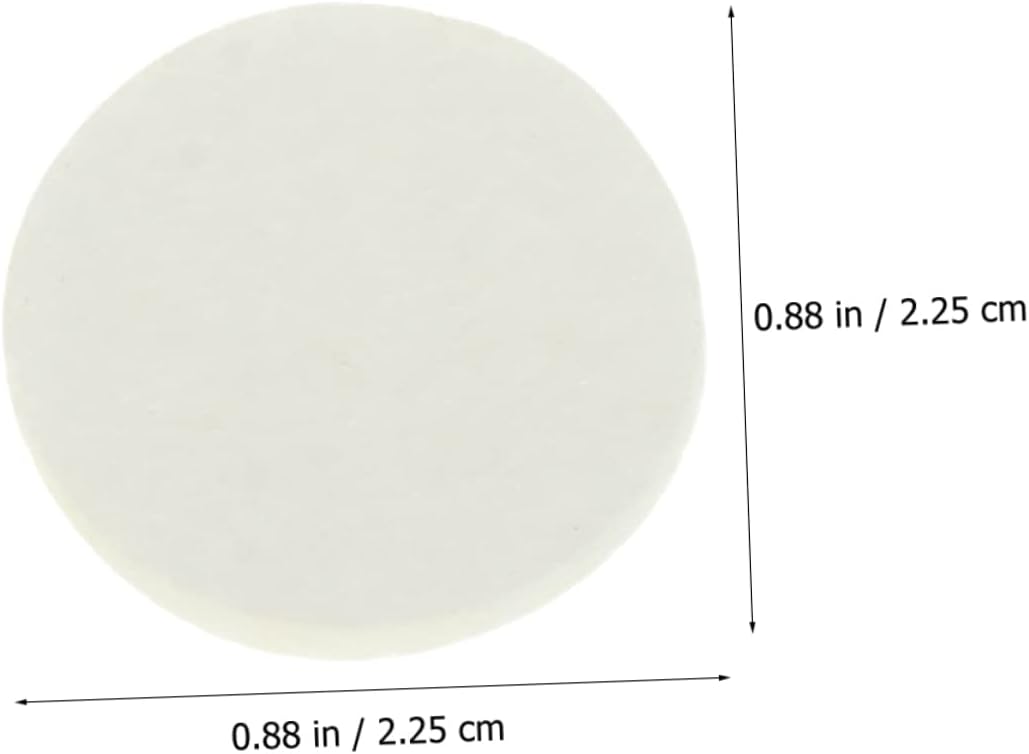 Healifty 100Pcs Essential Oil Refill Pads for Aromatherapy Necklace