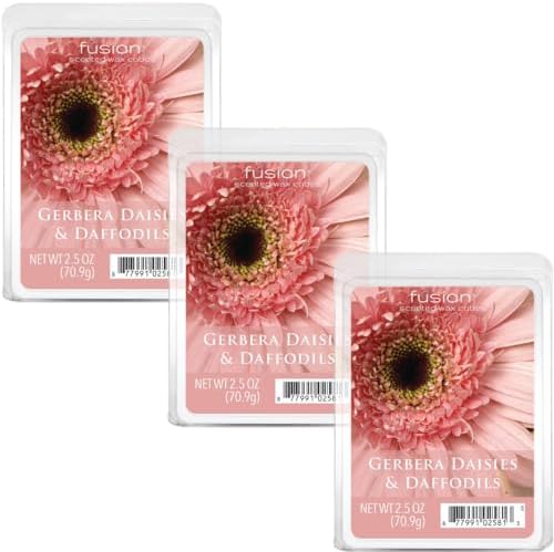 FUSION Scented Wax Melts - Gerbera Daisies Daffodils 3-Pack