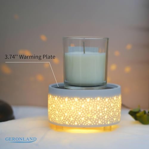 Geronland 3-in-1 Electric Wax Melter with Light for Aromatherapy