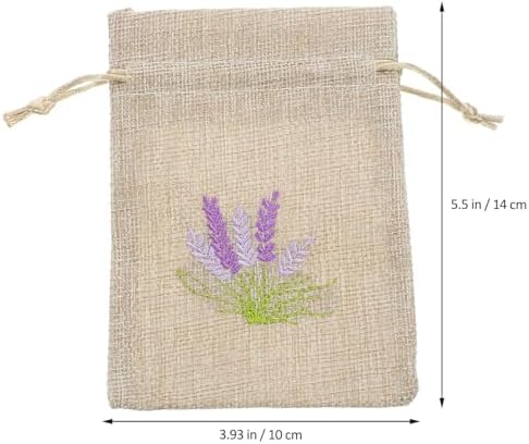 PRETYZOOM Noble Style Muslin Drawstring Sachet Bags for Fragrance