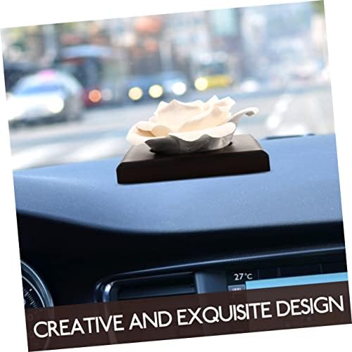 GLEAVI 2pcs Ceramic Rose Aroma Diffuser for Home Office and Car
