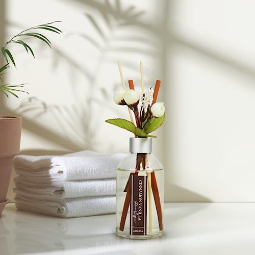 Aronica Cinnamon Vanilla Diffuser with Flower