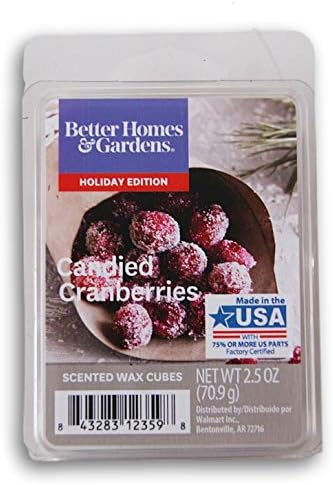 Better Homes and Gardens Scented Wax Cubes 2020 Candied Cranberries 25 Oz