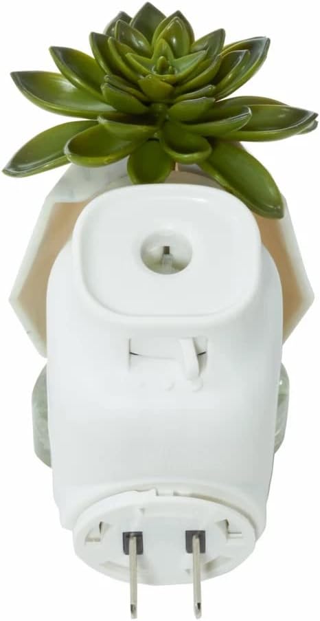 Yankee Candle Faceted Succulent Diffuser with Olive Cypress Refill