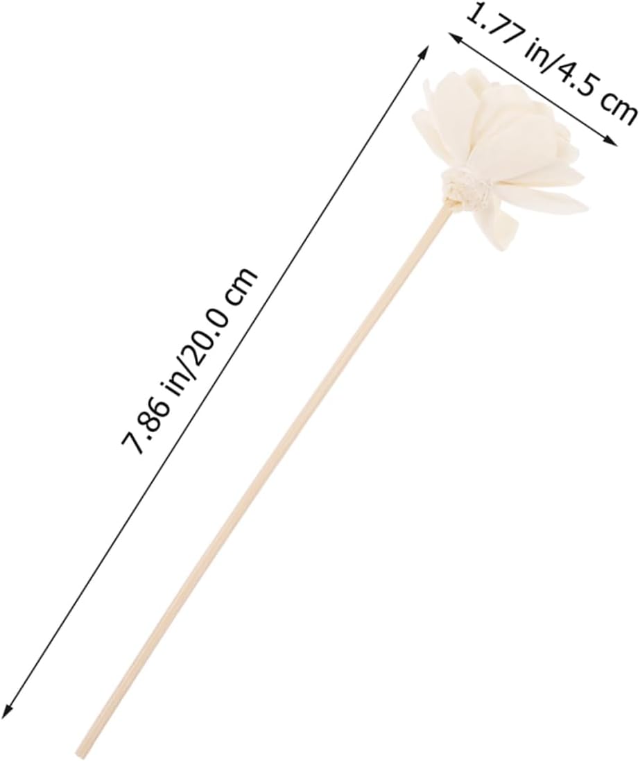 VOSAREA 8pcs Rattan Dried Flower Diffuser Sticks