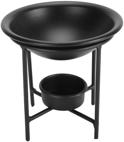 Fragrance Oil Burner with Flat Iron Bowl
