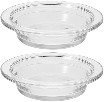 Glass Wax Warmer Replacement Dish 45in 2Pcs