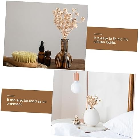 20pcs Aroma Diffuser Sticks Natural Rattan Replacement for Home Fragrance