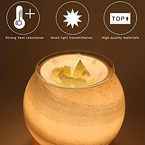 Replacement Glass Oil Burner for Aroma Lamps and Wax Warmers
