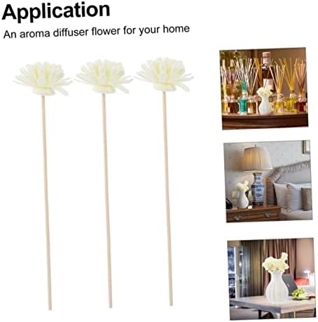Wakauto 10pcs Rattan Scent Diffusers Set for Home Aromatherapy