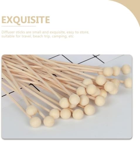 MAGICLULU 30Pcs Natural Rattan Diffuser Sticks for Essential Oil Aromatherapy