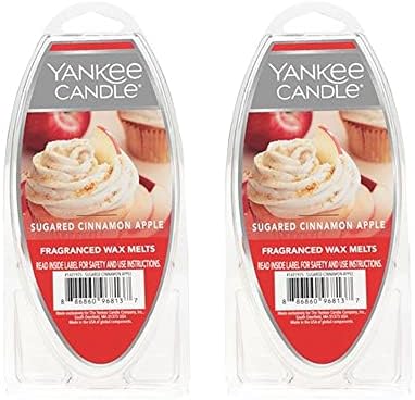 Yankee Candle Sugared Cinnamon Apple Wax Melts Set of 2