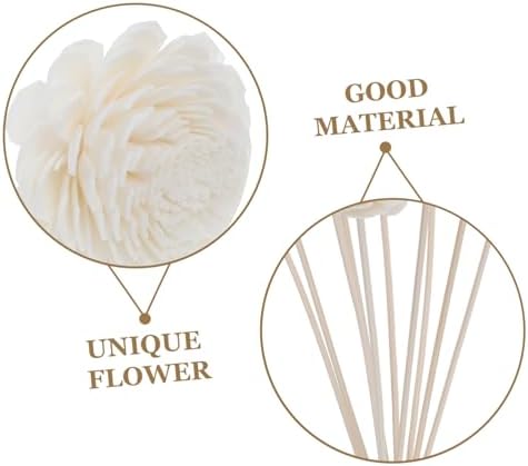 10pcs Decorative Flower Diffuser Sticks for Home Aromatherapy