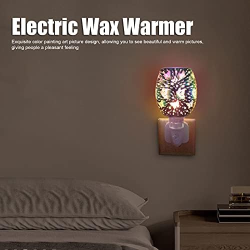 3D Plug in Wax Warmer with Night Light and Fragrance