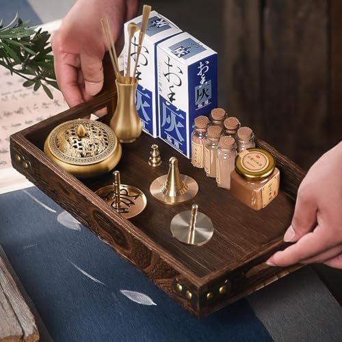 Sivlnian Brass Incense Burner Kit with Mold Tools