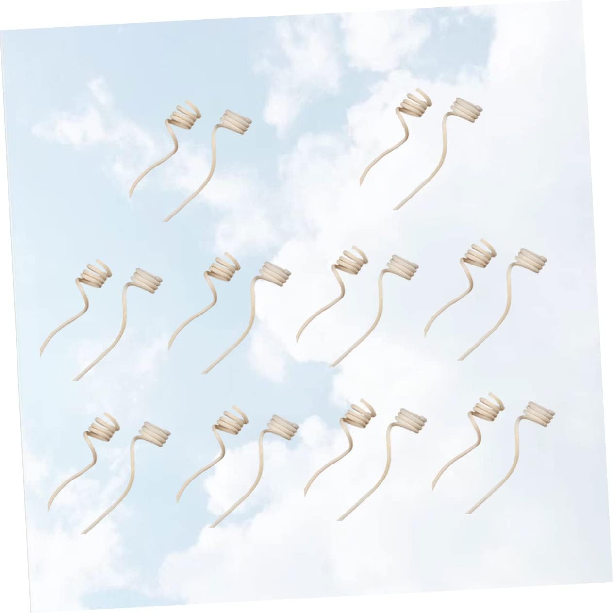 Happyyami 20pc Rattan Diffuser Sticks with Spiral Head