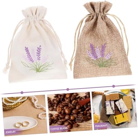 Amosfun 12 Pcs Lavender Sachet Bags for Jewelry and Party Favors