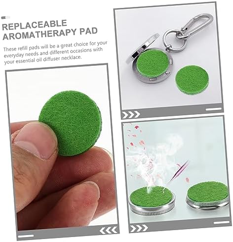 Amosfun 200pcs Cotton Aroma Pads for Diffuser Necklace