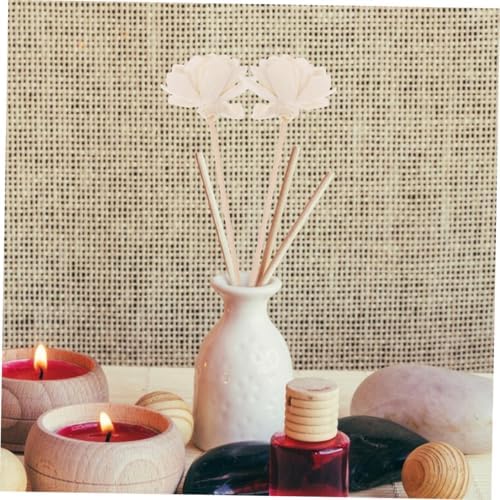 Zerodeko 8Pcs Natural Rattan Flower Diffuser Sticks for Essential Oils