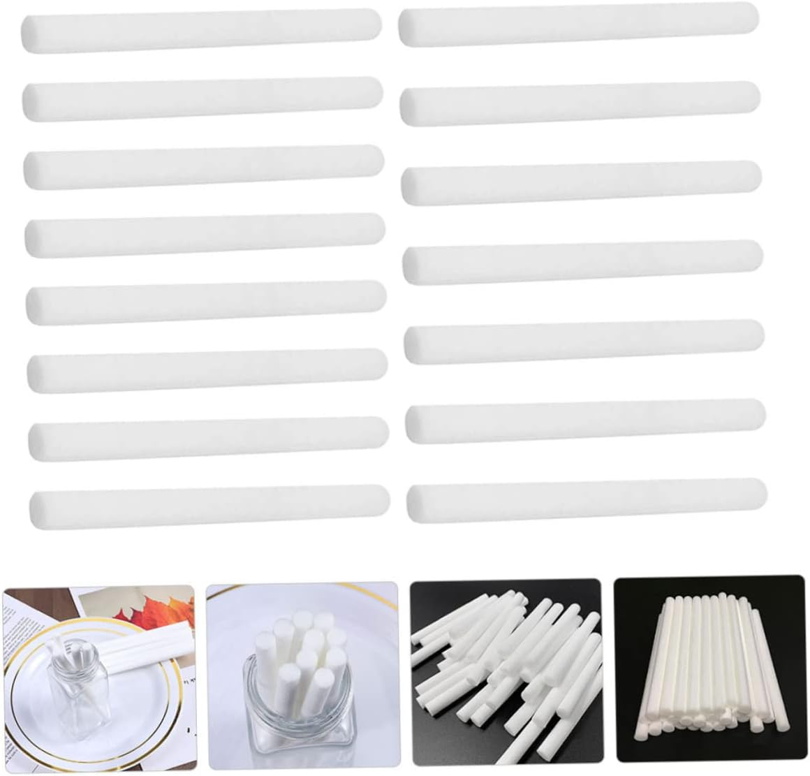Happyyami 30pcs Aromatherapy Diffuser Sticks for Car and Home