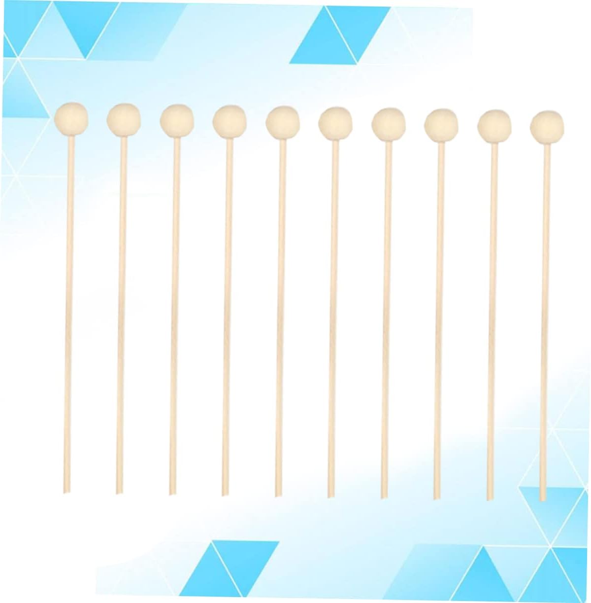 10Pcs Natural Rattan Diffuser Sticks with Wooden Beads for Essential Oil