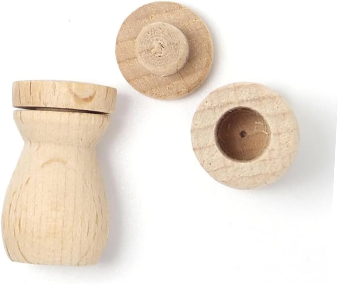 6pcs Wooden Essential Oil Diffuser Pendant for Car Home Office