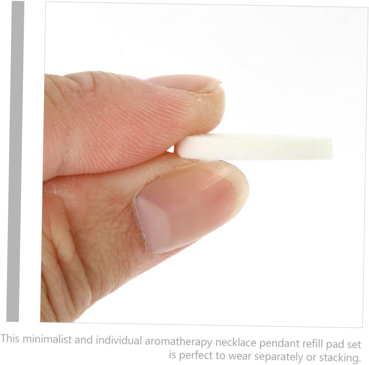 Healifty 100Pcs Essential Oil Refill Pads for Aromatherapy Necklace