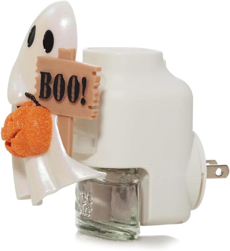 Yankee Candle Ghost Plug Diffuser Base with Light and Witches Brew Refill
