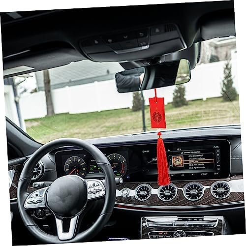 Chinese Style Red Auto Pendant Sachet with Tassel