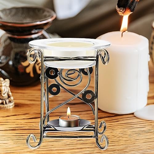 MAGICLULU 1Pcs Replacement Wax Warmer Dish Round Glass Bowl for Scented Candles