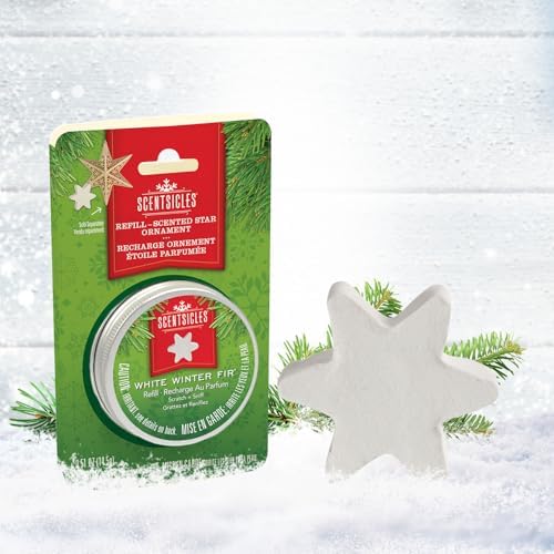 Scentsicles White Winter Fir Scented Star Refill 2 Pack