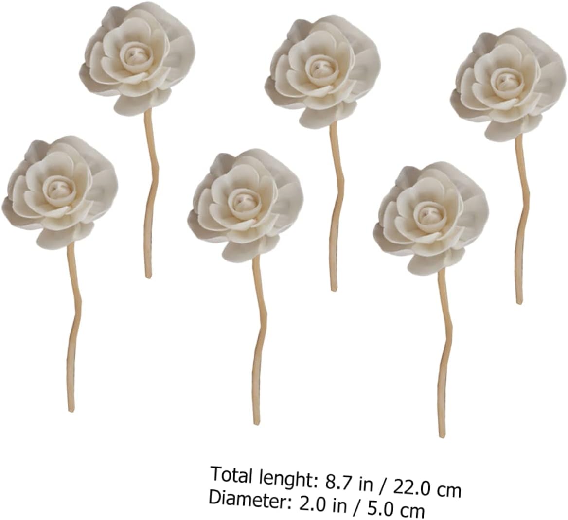 GOOHOCHY Diffuser Sticks 6 Pack Aromatherapy Natural Home Fragrance