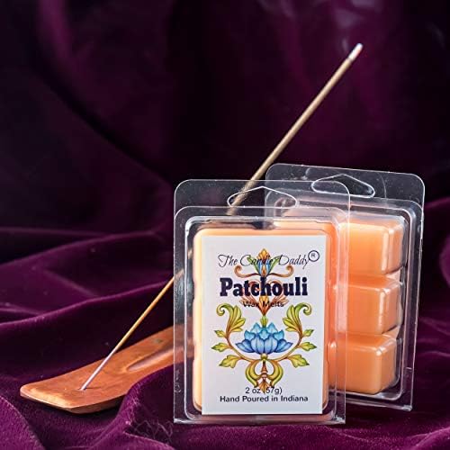 The Candle Daddy Patchouli Incense Wax Cubes - 2 Packs - 4 Ounces Total