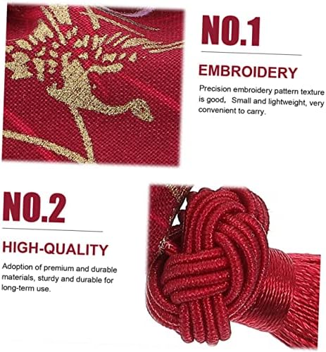 PRETYZOOM 3pcs Sachet Pouch Holder Chinese Design Scented Car Decor
